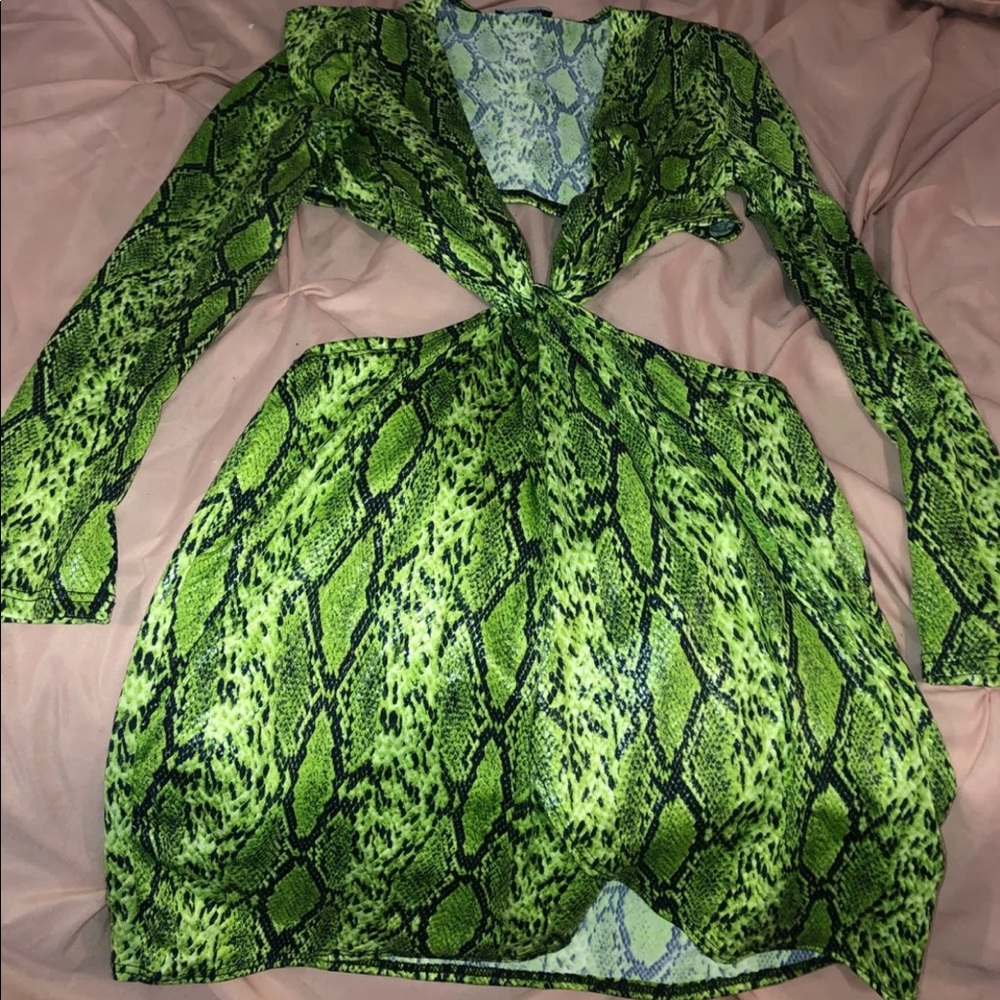 Snake Skin Fashionnova Dress
